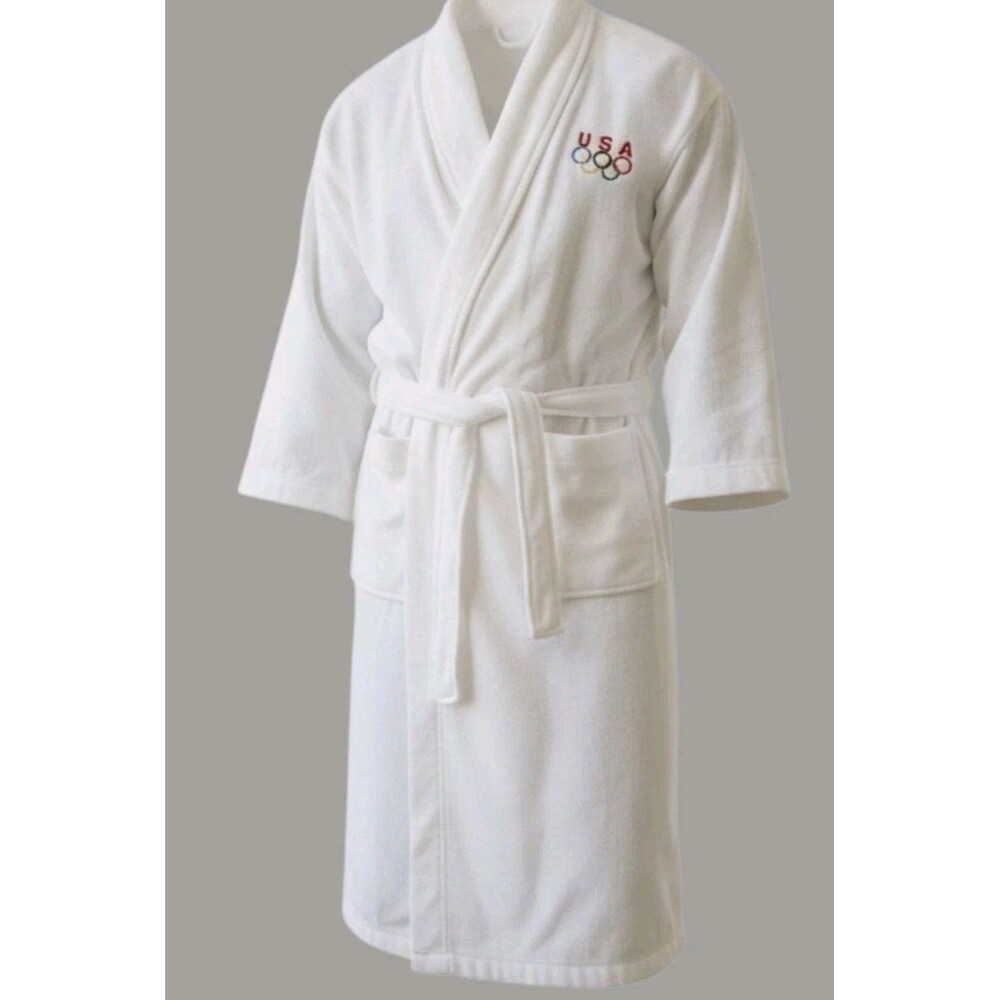 Vintage Atlanta 1996 Olympics Robe Spa Terry Cloth Official USA 90s Collectors